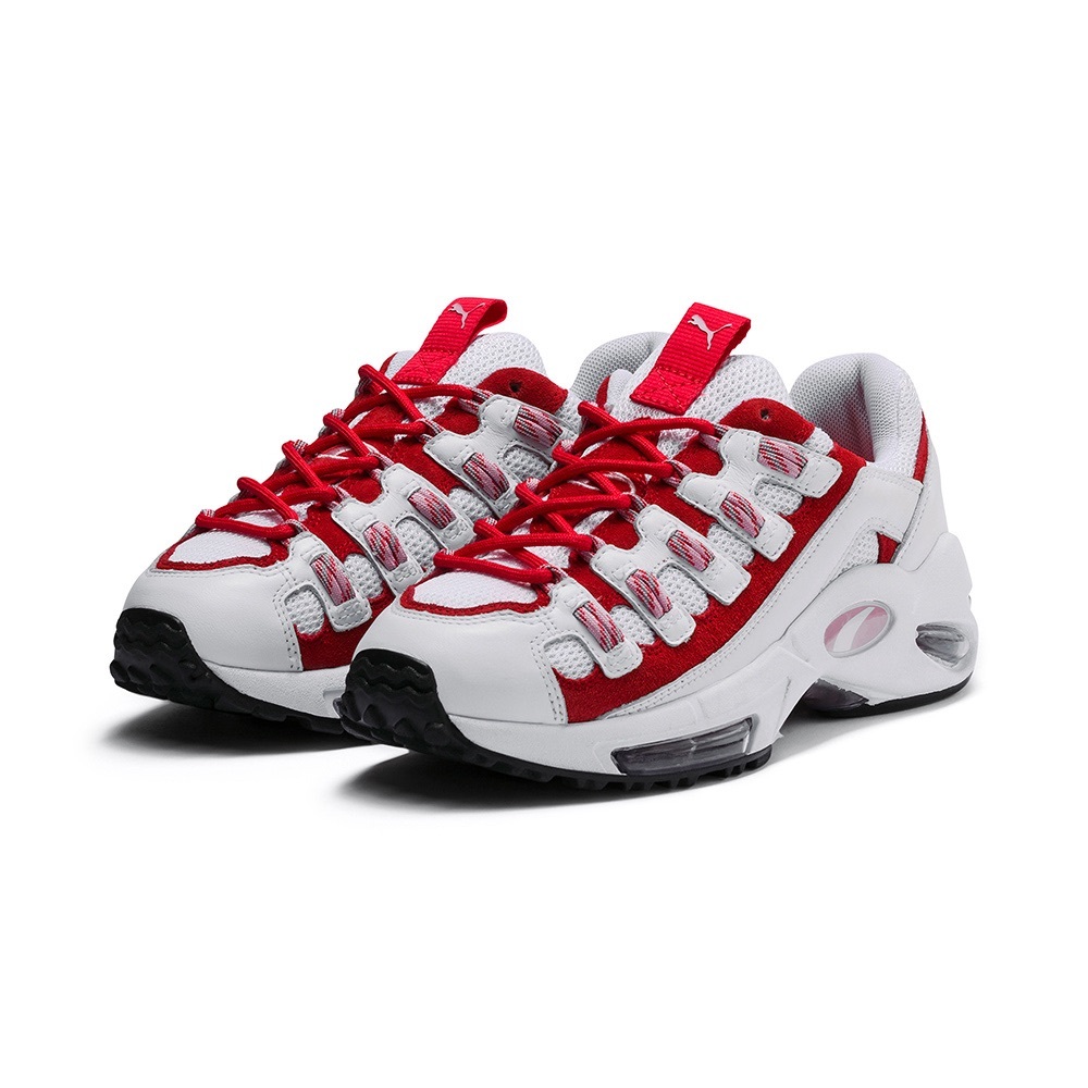 Puma Red and White Athletic Shoes